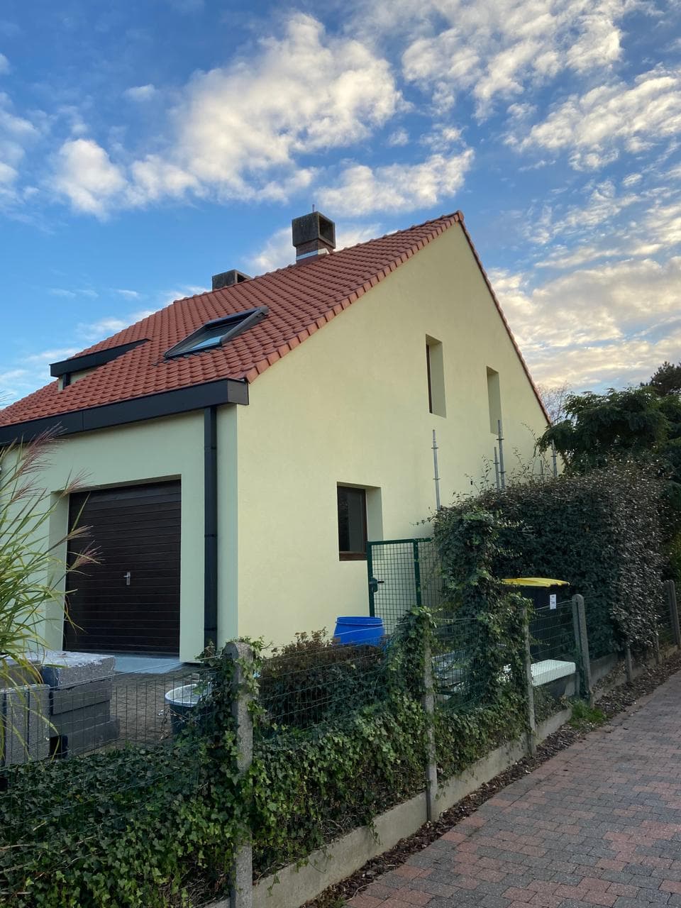 Crepiwerken zijaanzicht